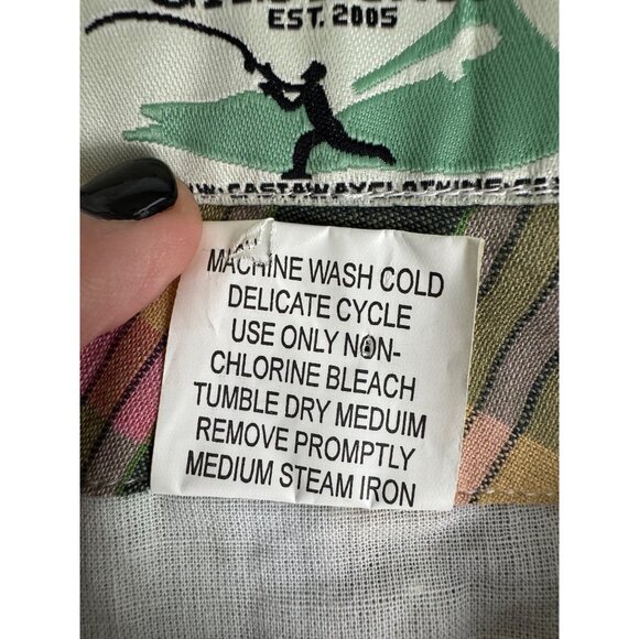 Castaway Nantucket Ali Womens Skirt Sz 0 Patchwork Madras Cotton Petite Classy - Picture 5 of 9